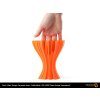 CPE HG100 Neon Orange Transparent Trilab Wavy Cups Collection 2