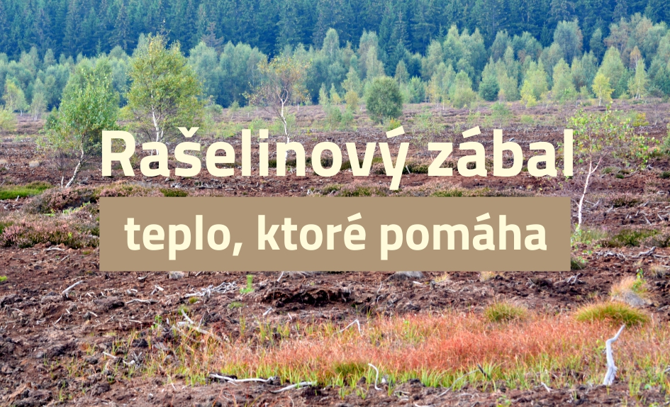 Rašelinový zábal, teplo, ktoré pomáha