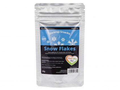 glasgarten shrimp snacks snow flakes garnelenfutter shrimp food sticks mix 3in1