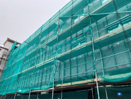 Stínící tkanina, rašlový úplet 50%, 55g/m2, 100m x 1,56m - zelená