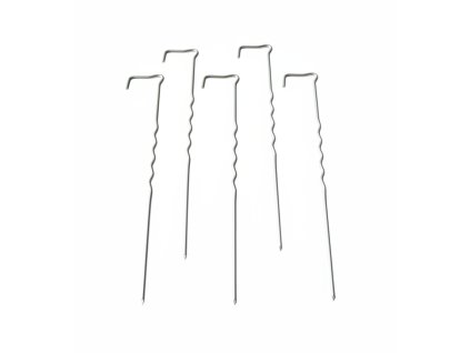 Ocelové kotvící skoby do země PROFI L 30cm × 4mm – balení 50 ks