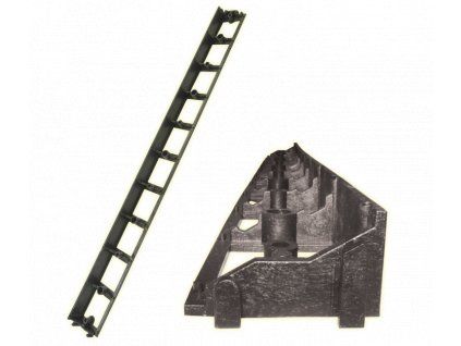 Neviditelný obrubník 45 mm × 1 m – černý