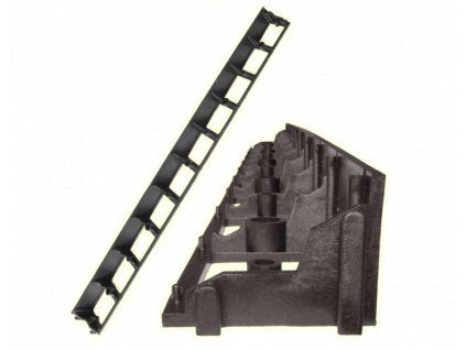 Neviditelný obrubník 60 mm, černý