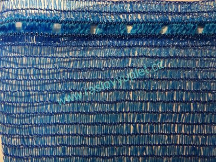 Stínící tkanina, rašlový úplet 55%, výška 300cm, barva modrá
