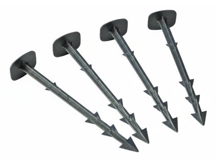 Plastové kotvící kolíky do země 15cm – balení 50 ks