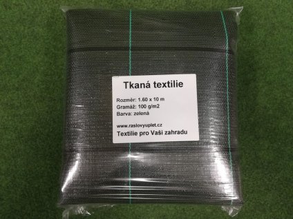 Tkaná textilie, agrotextilie 100g/m2, 10m x 1,6m - zelená