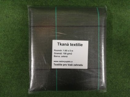 Tkaná textilie, agrotextilie 100g/m2, 5m x 1,6m - zelená