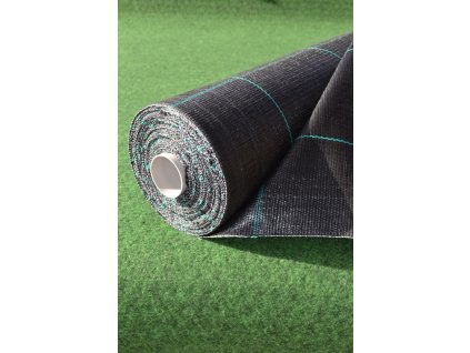 Tkaná mulčovací textílie agrotextílie, 100g/m2, 100m x 1,65m - černá + kolíky ZDARMA