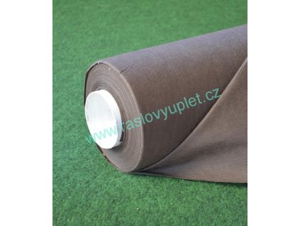 Netkaná textilie proti plevelu, 50g/m2, 50m x 3,2m - hnědá + kotvící kolíky ZDARMA