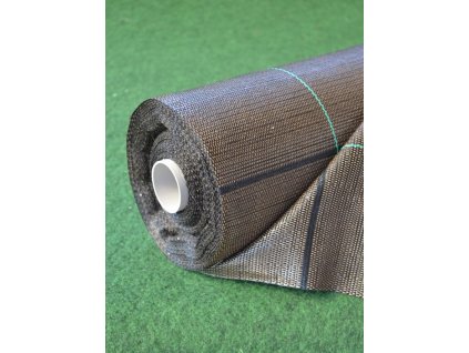 Tkaná mulčovací textílie agrotextílie, 100g/m2, 50m x 1,05m - hnědá + kolíky ZDARMA