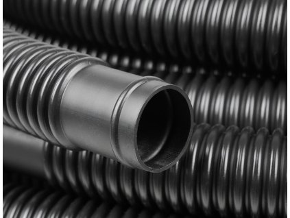 Bazénová hadice 38 mm zesílená - černá solární hadice, UV stabilní