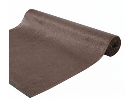 Stínící tkanina na plot – rašlový úplet 92 %, 150 g/m², výška 100 cm, metráž, hnědá