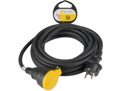 Venkovní prodlužovací kabel 5 m – IP44, 16A, 3×1,5 mm²