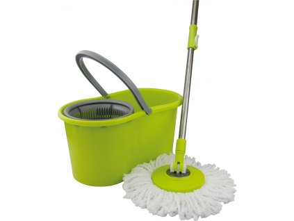 Rotační mop Mopio Long – ždímací mop na podlahy s teleskopickou tyčí