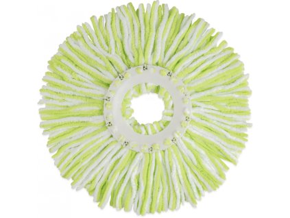Náhradní hlavice na rotační mop Mopio – žinylkový 42 cm, zeleno - bílý