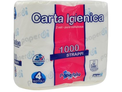 Toaletní papír Calter do chemického WC – 4 role, 1000 útržků