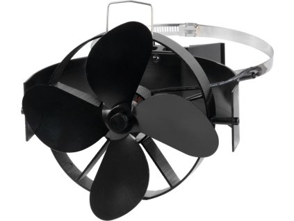 Ventilátor na kouřovod magnetický – teplem poháněný krbový ventilátor