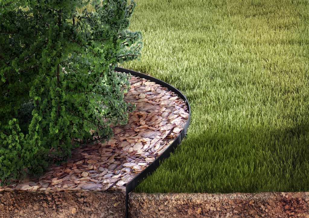 Grate Garden Edge Hobby obrubník 10 m - černý ZAHRADA Sklad6 0891