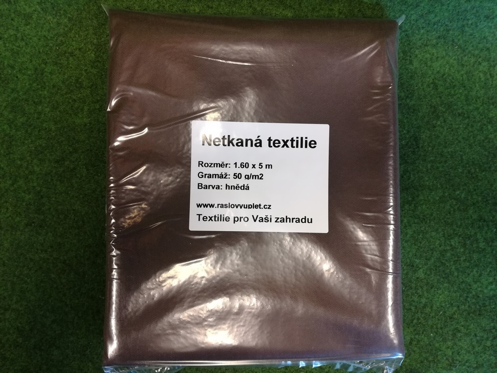 Jutabond Netkaná mulčovací textílie, 50g/m2, 5m x 1,6m - hnědá ZAHRADA Sklad6 0339 100