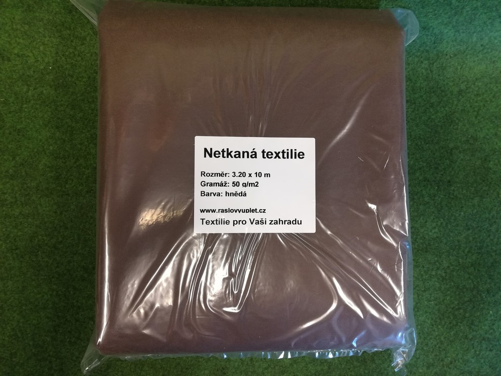 Jutabond Netkaná mulčovací textílie, 50g/m2, 10m x 3,2m - hnědá ZAHRADA Sklad6 0345 100