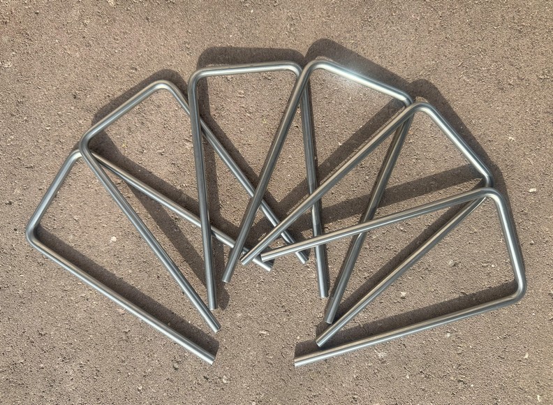 GTEX U-Pin kotvící ocelová skoba 15cm x 7,5cm x 15cm, Ø 6mm - 10ks ZAHRADA Sklad6 2977 100
