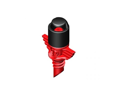 GTEX Hlavice postřikovače rozptyl 90°, na 6mm postřikovač - červeno / černý ZAHRADA Sklad6 0565 100