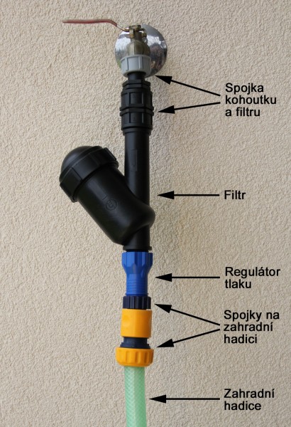 GTEX Spojka k napojení filtru na vodovodní kohoutek ZAHRADA Sklad6 0558 >100