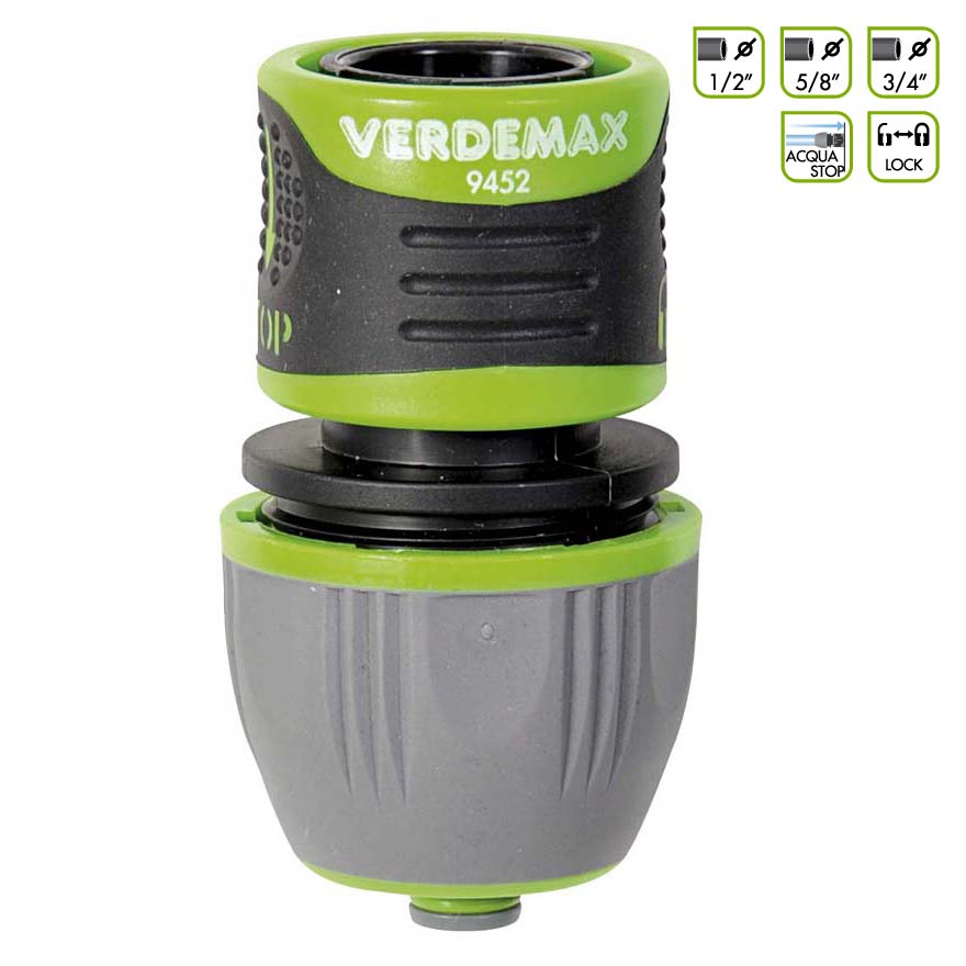 VERDEMAX - Stopspojka 1/2" - 5/8" - 3/4" "Soft universal" ZAHRADA Sklad6 0474 >100