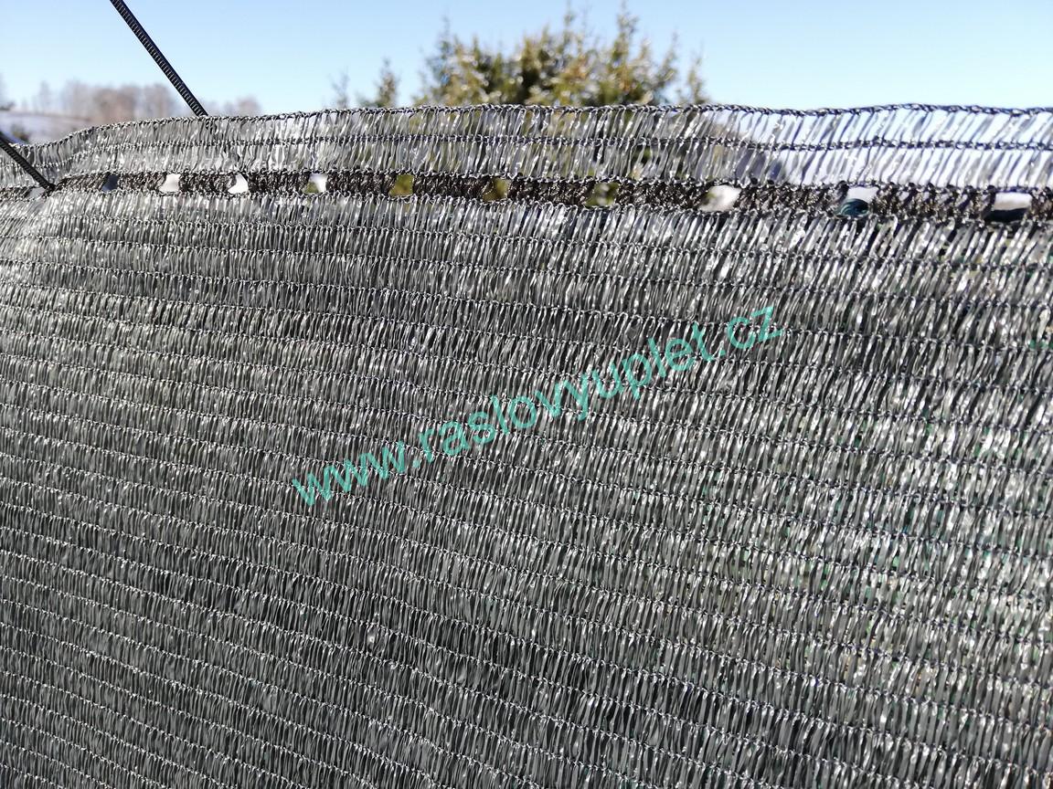 GTEX Stínící tkanina, rašlový úplet 90%,110g/m2, šíře 1,25m, metráž - Antracit ZAHRADA Sklad6 0117