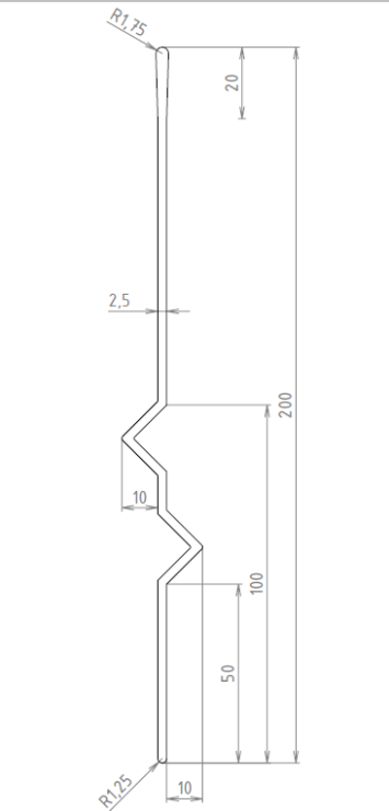 Grate Garden Edge Profi obrubník 15 m - černý ZAHRADA Sklad6 0890 >100