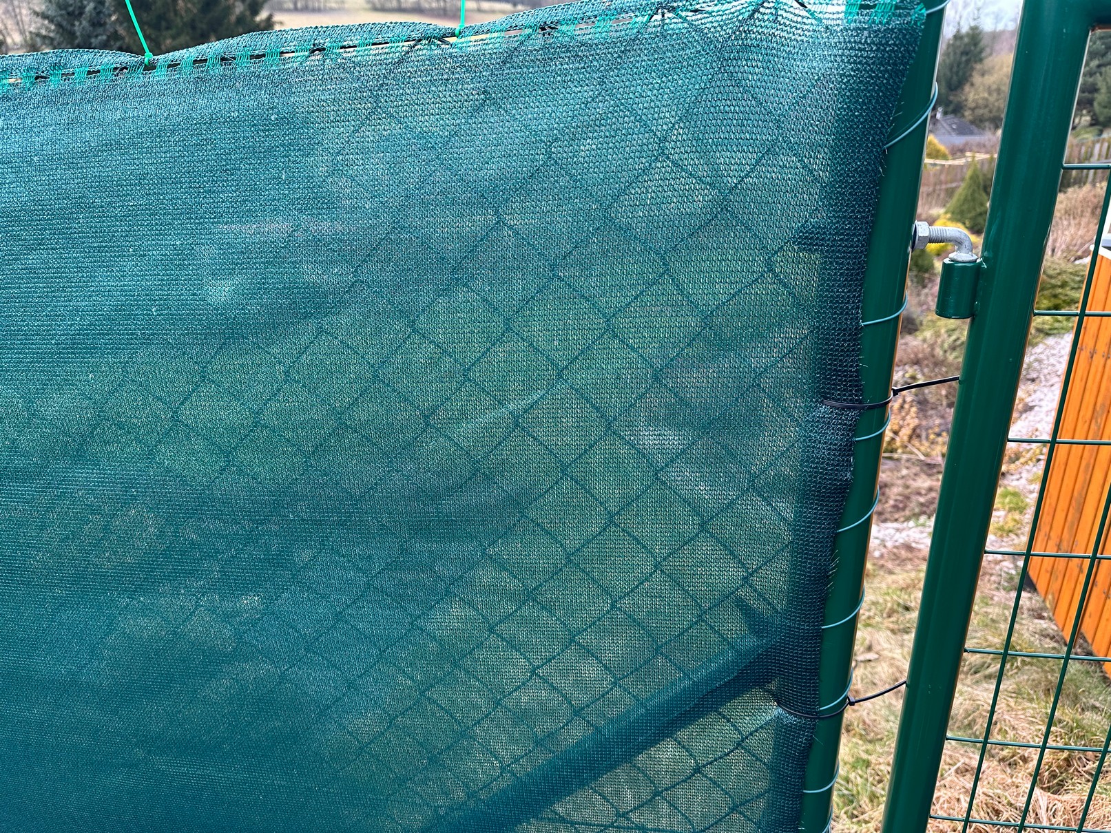 GTEX Stínící tkanina na plot – rašlový úplet 92 %, 150 g/m², 180 cm × 25 m, zelená ZAHRADA Sklad6 0086