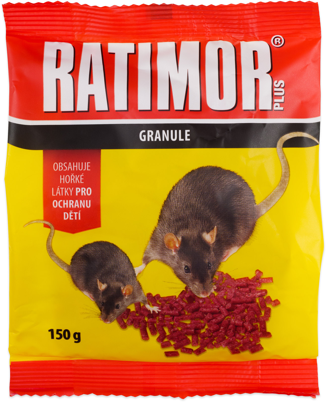 Unichem Ratimor Plus granule, jed na hlodavce, myši a potkany 150g 1327 ZAHRADA Sklad6 1327 100