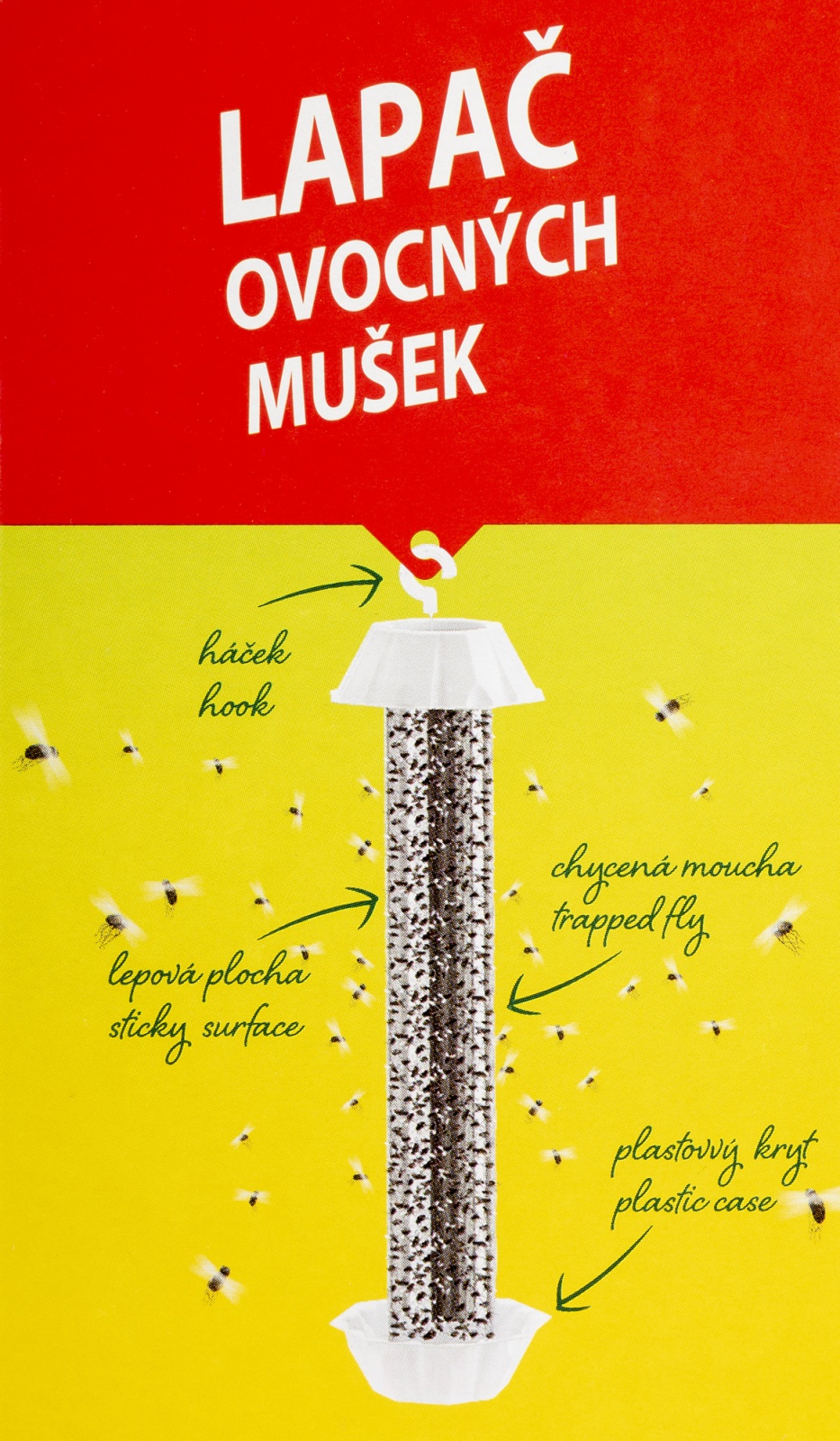 Moudrý Lapač octomilek a much FLY STICK 1ks 1386 ZAHRADA Sklad6 1386