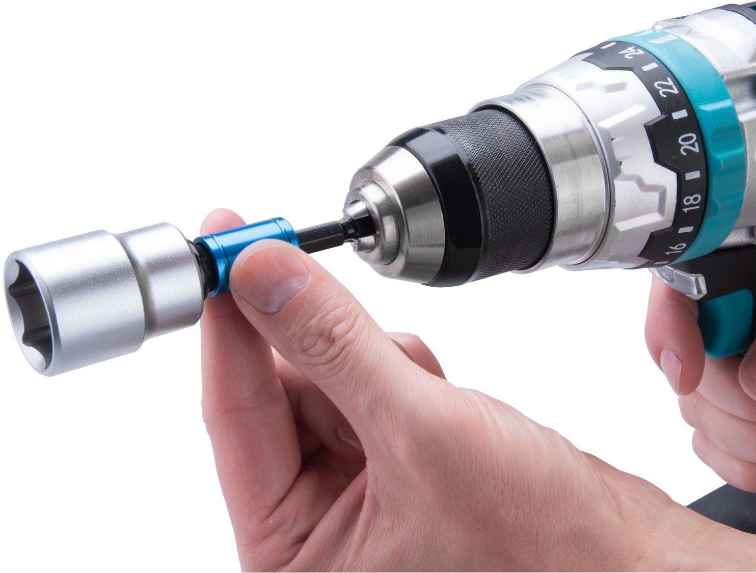 FORTUM adaptéry do vrtačky s otoč.úchytem 3ks, 1/4"-3/8"-1/2", S2 1259 ZAHRADA Sklad6 1259 >100