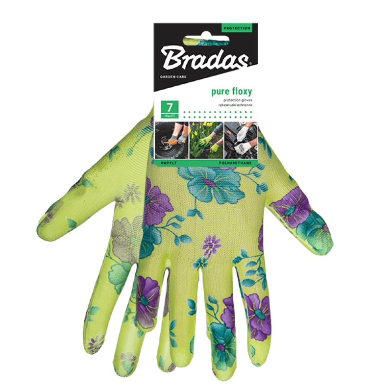 Dámské ochranné rukavice BRADAS PURE FLOXY velikost 8 3008 ZAHRADA Sklad6 3009 >100