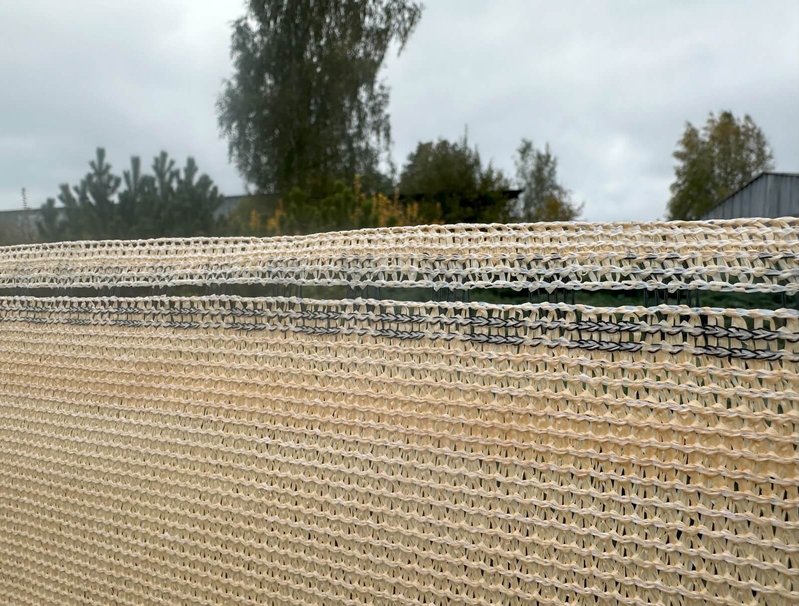 GTEX Stínící tkanina, rašlový úplet 92%, 150g/m2, výška 1,6m, metráž - písková ZAHRADA Sklad6 0083_1 >100