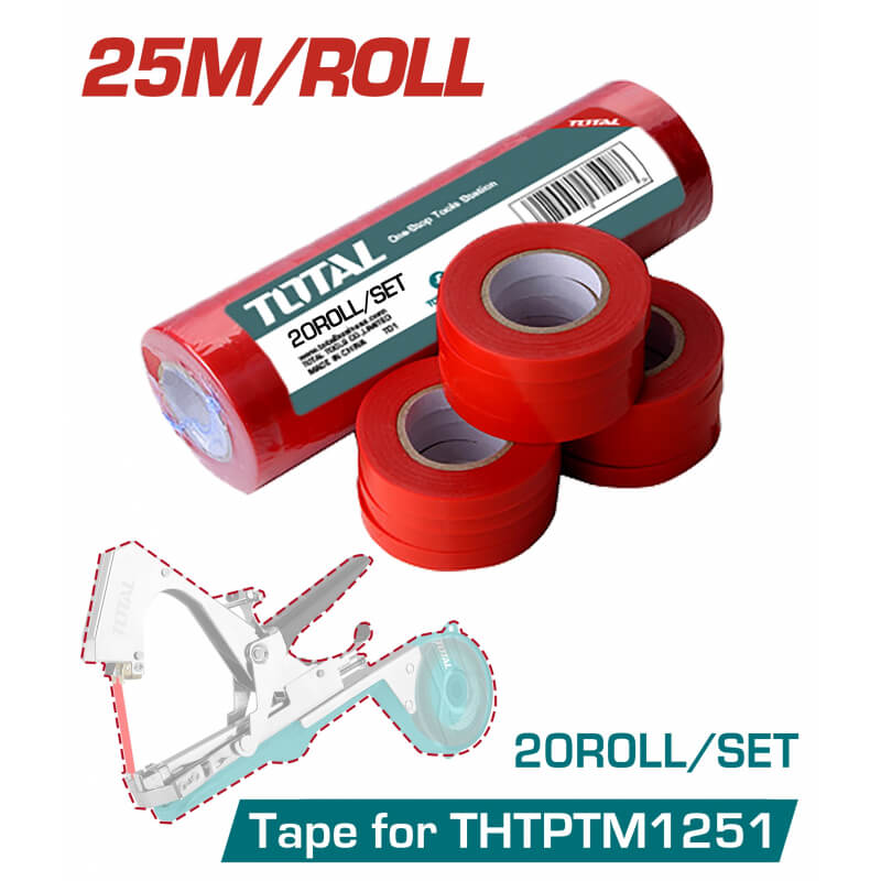 Total Náhradní vázací páska ke kleštím na rostliny TOTAL, 11mm x 25m - červená 1272/1 ZAHRADA Sklad6 1272_1 >100