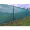 Stínící tkanina na plot – rašlový úplet 90 %, 110 g/m², 150 cm × 70 m, zelená