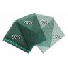 Stínící tkanina, rašlový úplet 70%, 115g/m2, 20m x 1,5m - zelená