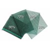 Stínící tkanina, rašlový úplet 70%, 115g/m2, 10m x 2m - zelená