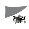 Stínící plachta proti slunci trojúhelníková 3,6 x 3,6 x 3,6 m – šedá - 3