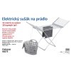 Elektrický sušák na prádlo Professor – skládací, 18 vyhřívaných tyčí, nosnost 10 kgElektrický sušák na prádlo Professor 92675 – skládací, 18 vyhřívaných tyčí, nosnost 10 kg466b25c781345ce72a78732318fa3753 1600