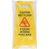 Bezpečnostní cedule 60 × 30 cm – Pozor! mokrá podlaha / Caution Wet Floor (CZ/EN)
