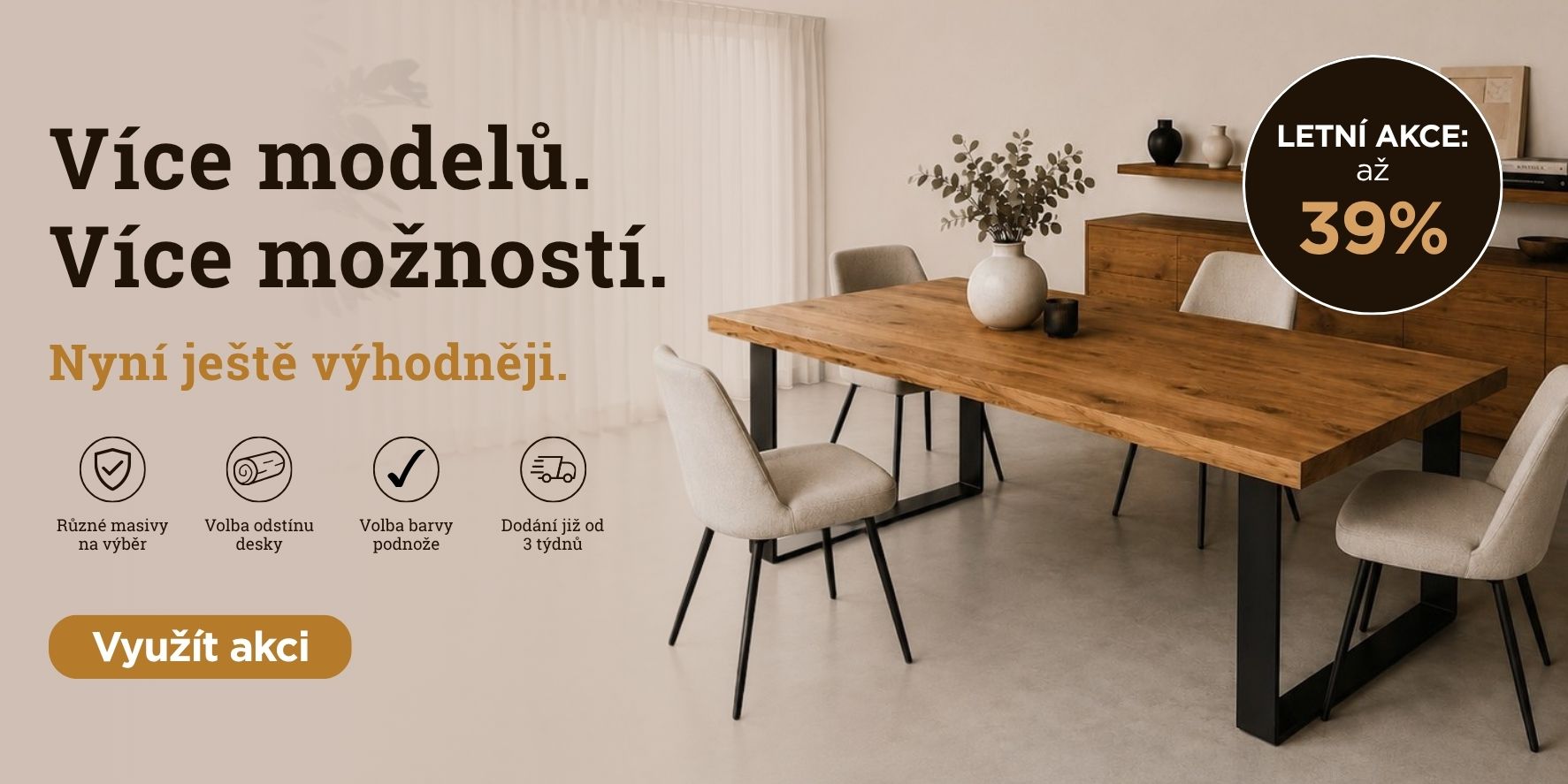 Více modelů. Více možností až -39%
