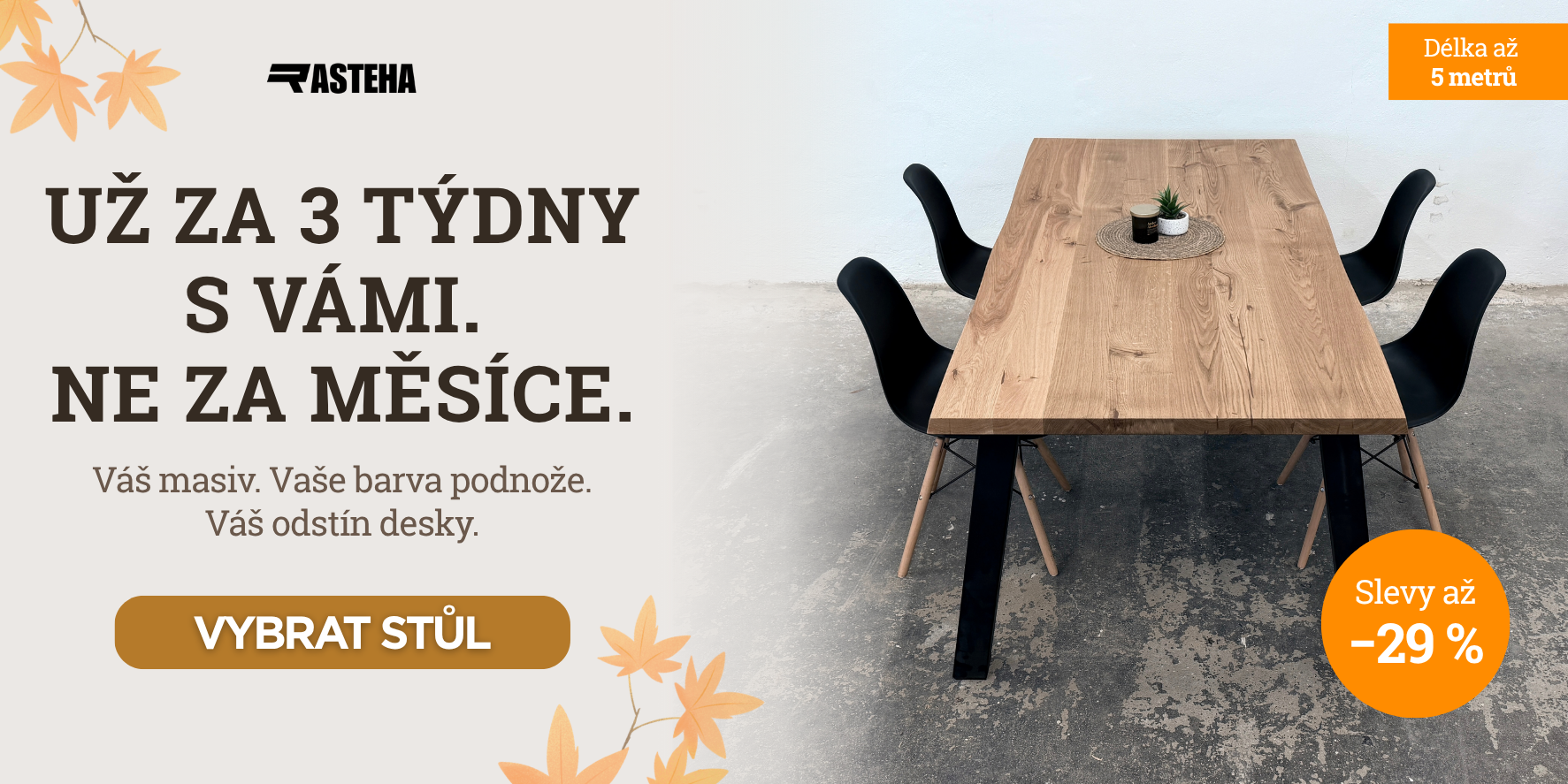 Masiv již za 3 týdny, ne za měsíce