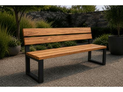zahradní lavice iroko
