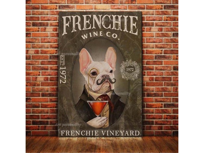Plecháč - buldoček frenchie vineyard