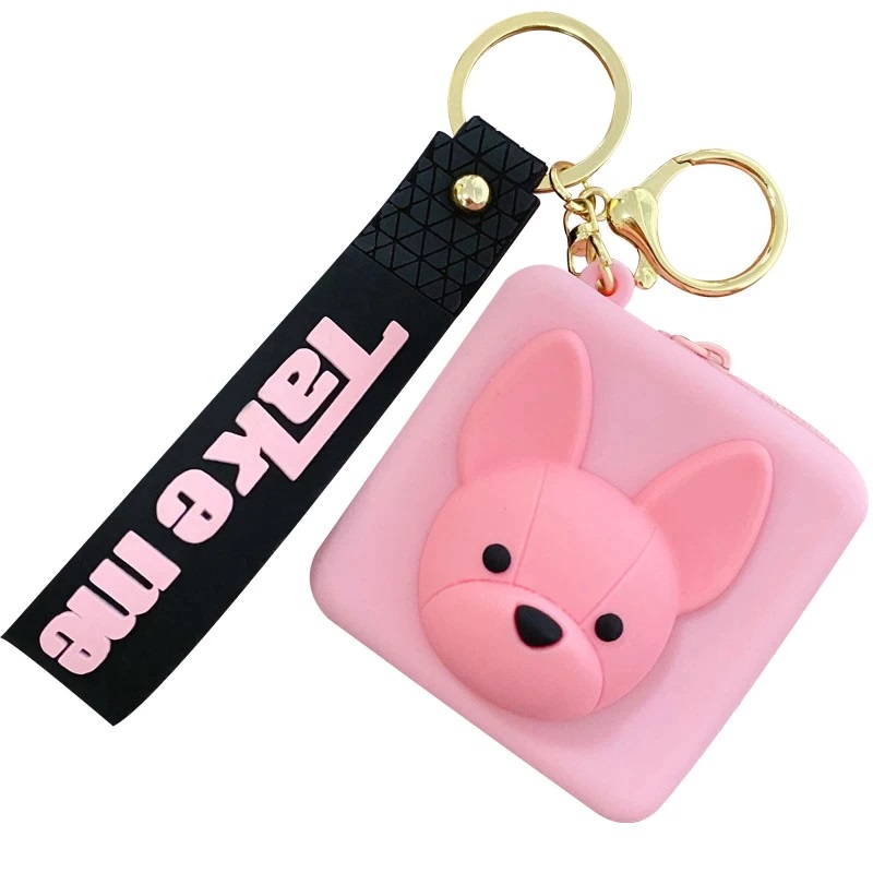 Klíčenka mini peněženka Barva: Růžová