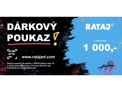 Dárkový voucher 1000 Kč