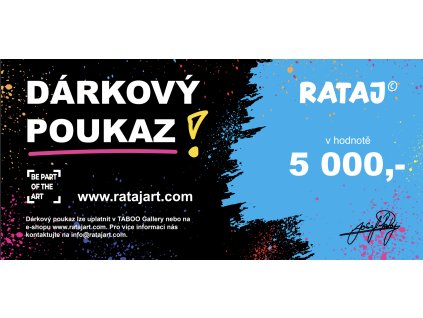 Dárkový voucher 5000 Kč